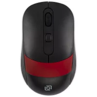 Мышь Oklick 310MW (черный/красный) фото 1